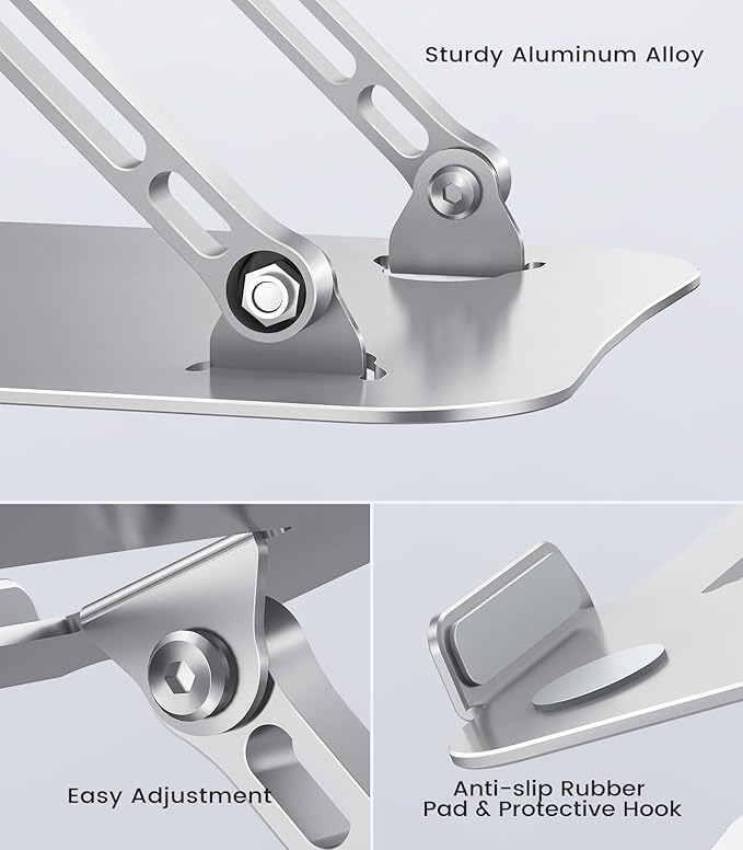Laptop Stand Adjustable Computer Stand Sturdy Aluminum Laptop Stand - Image 7