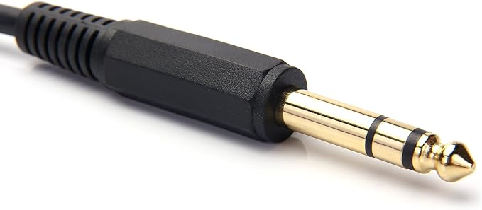 Disino 1/4 Inch Male to Female Stereo Extension Cable Gold Plated Quarter inch - Image 5