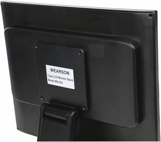 WEARSON WS-03A Adjustable LCD TV Stand Folding Metal Monitor Desk Stand - Image 7