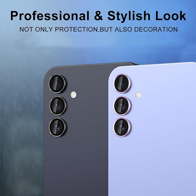 for Samsung Galaxy A16 Camera Lens Protector, Individual Metal Ring Tempered - Image 6