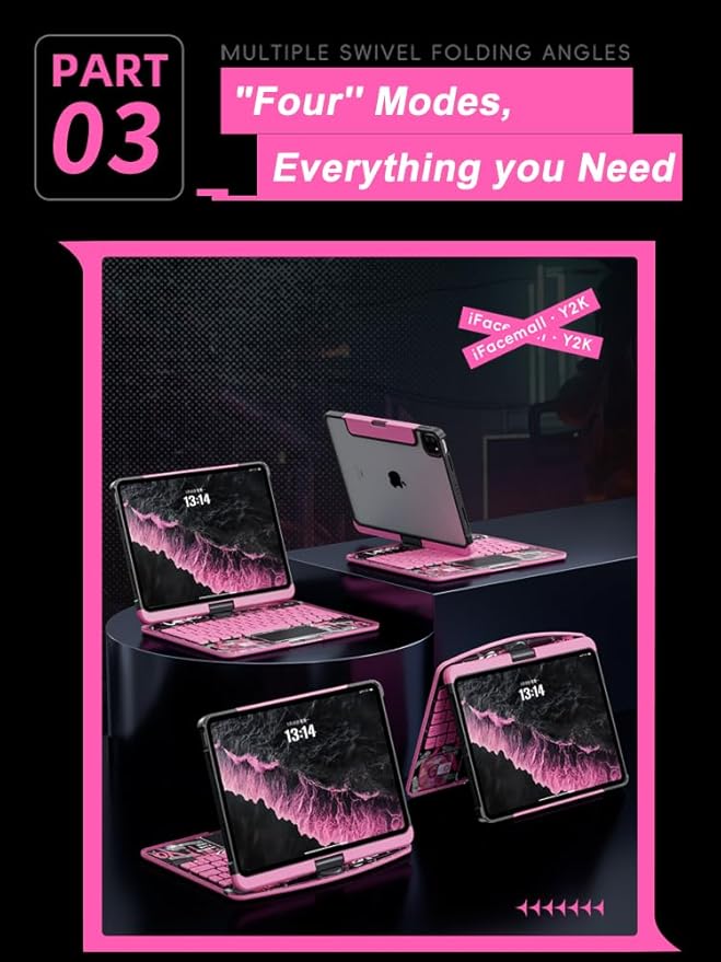 Transparent 360 for iPad Keyboard case - Image 5