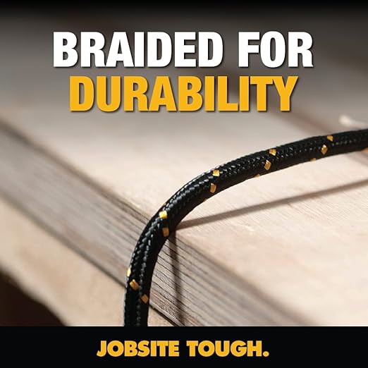 DEWALT Heavy Duty USB to Micro-USB Cable, Jobsite Micro USB Connector Cable - Image 4