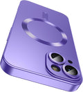 Magnetic for iPhone 15 Case Slim Soft Silicone Bumper Shockproof Metallic Shine by LEKEVO