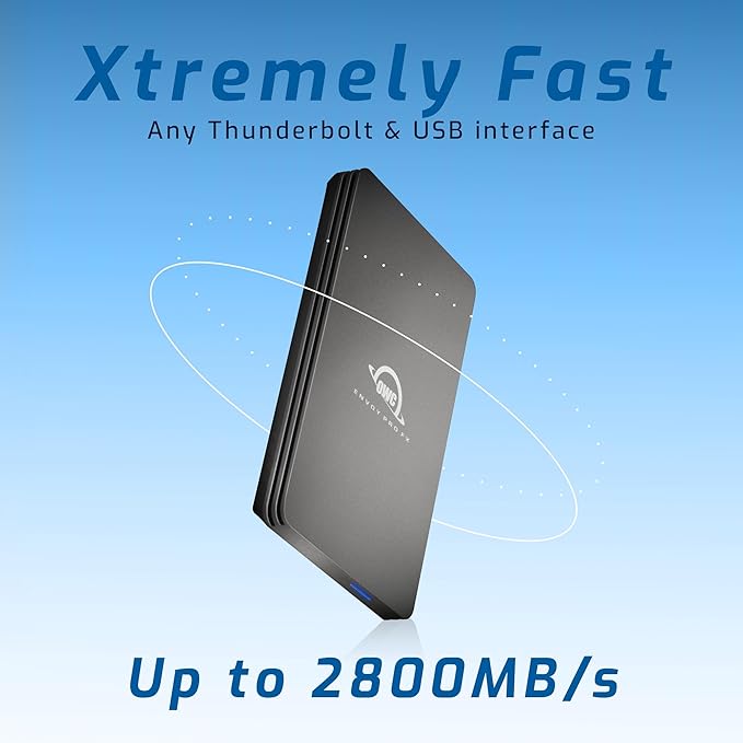 OWC 1TB Envoy Pro FX Portable Rugged External NVMe M.2 SSD Drive Thunderbolt 3 - Image 2