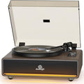 Vinyl Record Player Built in HiFi Stereo Speakers BT Wireless Input Belt Drive by seasonlife