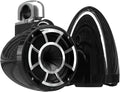 wet sounds Rev 8 Black V2 Revolution Series 8" Black Tower Speakers w/Silver by wetsounds