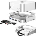 M-ac Mini M4 Dock with 4TB Sam-Sung T7 Portable SSD Enclosure, 7-in-1 Aluminum by Unknown