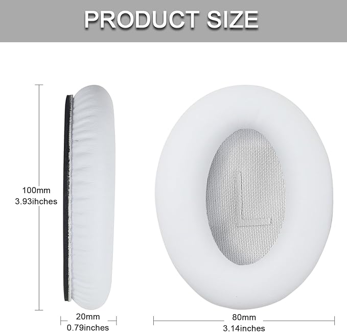 Ear Pads for Bose Quiet Comfort 35 Soft Protein Leather Replacement Earpads Ear - Image 3