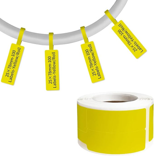 100 Pcs Cable Labels by PUQU
