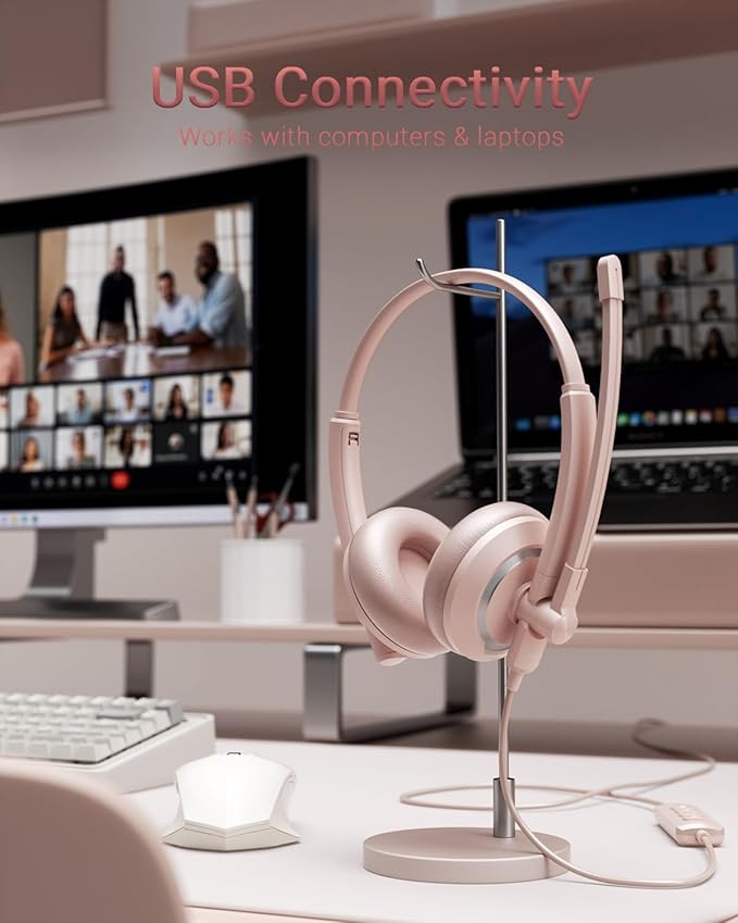 Computer USB Headset with Microphone - Image 6