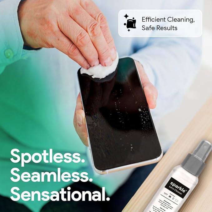 Sparkle Anti-Reflective Lens Cleaner Spray kit | 2oz Glasses Cleaner Spray + - Image 6