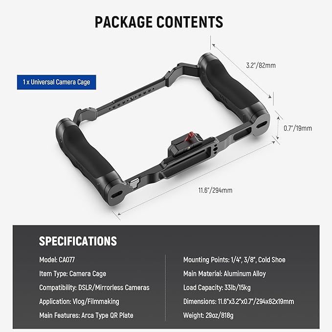 NEEWER Video Camera Cage Rig - Image 8