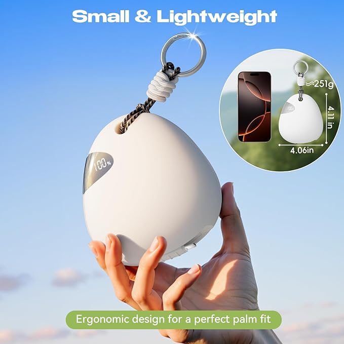 Vivilumens Portable Charger Power Bank 10000 mAh 65CM Fast-Charging Retractable - Image 7