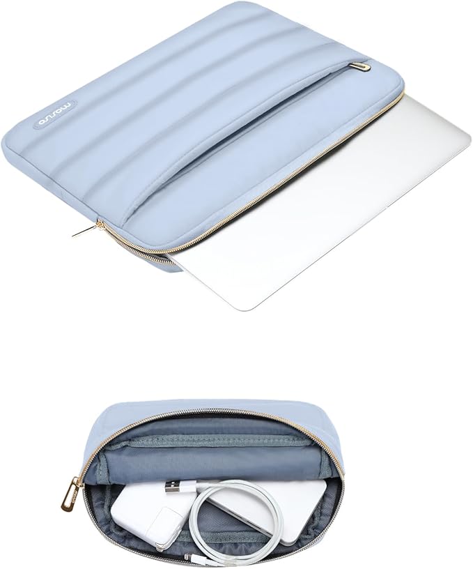 MOSISO 14 inch Laptop Case, 14 inch Puffy Laptop Sleeve Compatible - Image 3