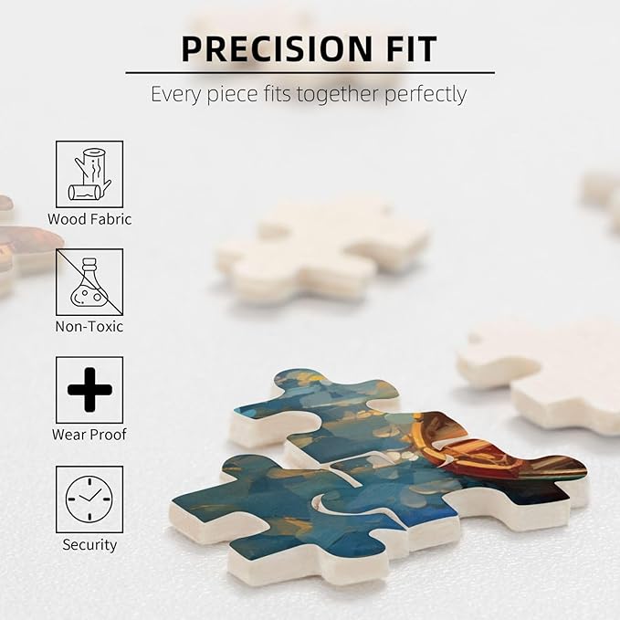 Custom Jigsaw Puzzle from Photos 300/500/1000 Pieces Personalized Wooden - Image 4