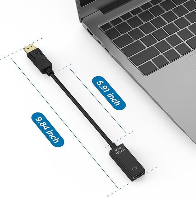 4K DisplayPort to HDMI Adapter, Supports 3840x2160@30Hz - Image 3