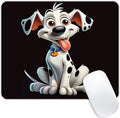Square Mouse Pad Cute Cartoon Dog-1, Gaming Mouse Pads by Goodsprout
