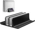 Vaydeer Double Adjustable Vertical Laptop Stand Newly Designed 2 Slots Aluminum by Vaydeer