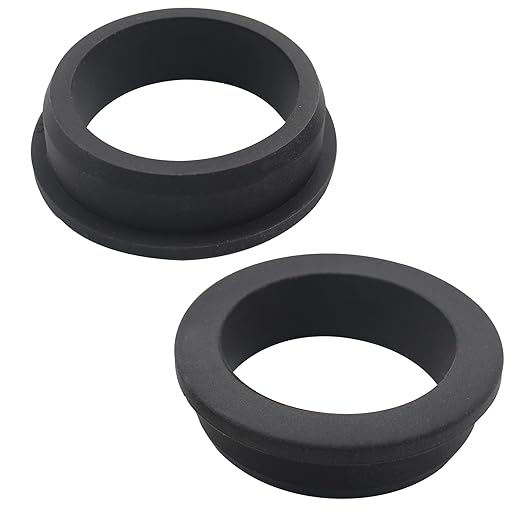 2 Pcs 2" Drill Hole, 1-9/16" ID Silicone Rubber Grommets - Image 6