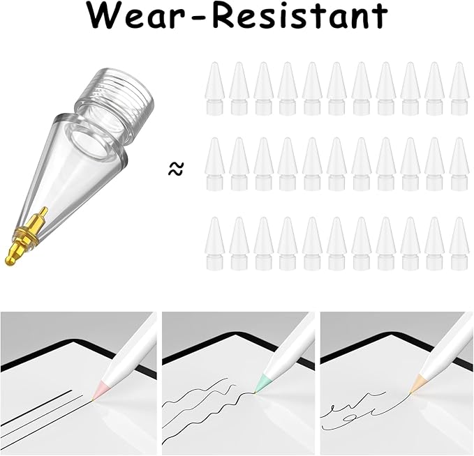 6 Pack Fine Point Replacement Tips Compatible - Image 4