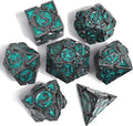 RULE DICE DND Metal Dice Set, D&D Dungeons and Dragons Dice, D and D Dice Set by RULEDICE