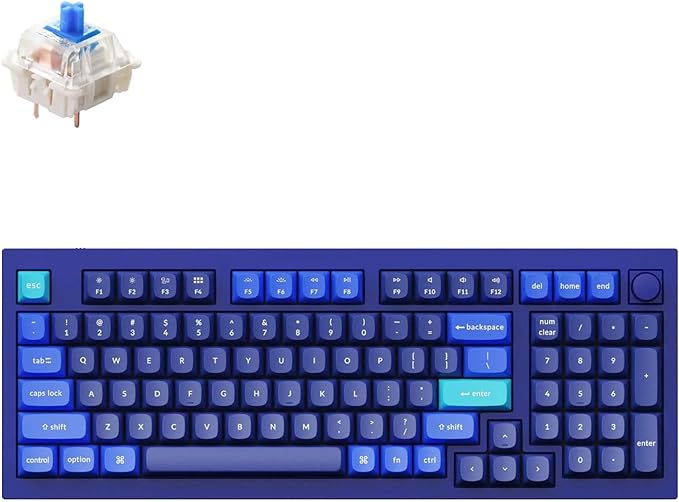 Keychron Q5 Wired Custom Mechanical Keyboard Knob Version, 96% Layout QMK/VIA by Keychron