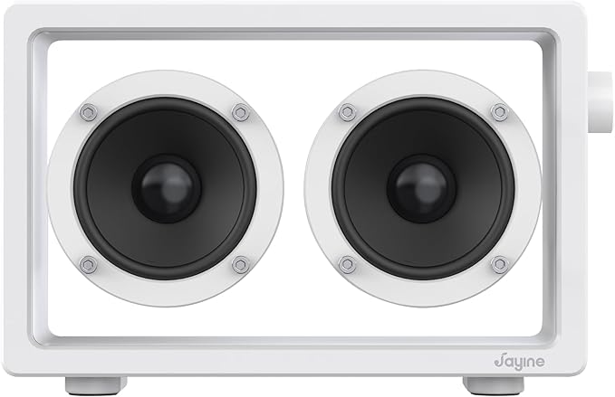 Cassette Portable Bluetooth Speaker, 16W Minimalist Speakers Bluetooth Wireless by JAYINE
