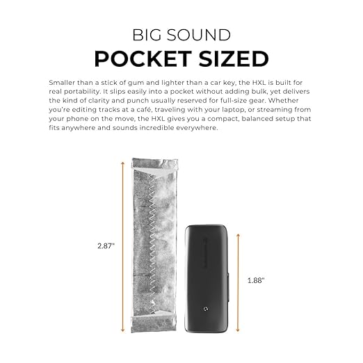 Audioengine HXL Portable Balanced Headphone Amplifier & DAC 4.4mm/3.5mm Outputs - Image 2