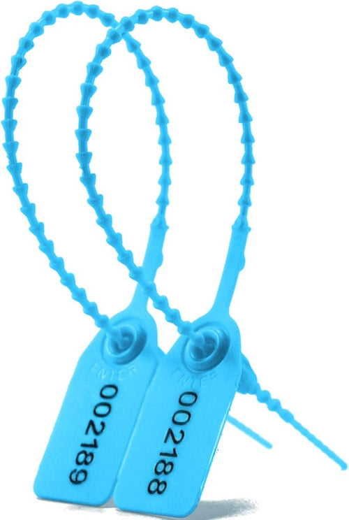 1000 Numbered Plastic Tamper Seals, Zip Ties by LeadSeals