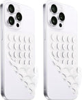 2 Pack Silicone Suction Cup Phone Case Mount Double Sided, Hands-Free Strong by LvShuLiangPin