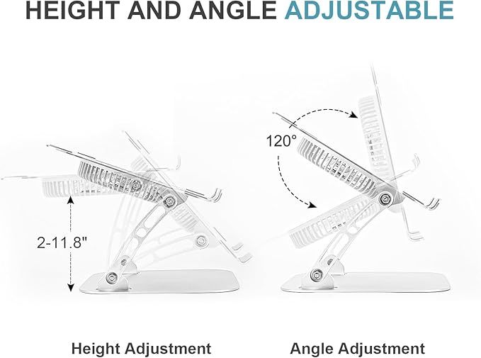 SHUWEI 360° Rotating Laptop Cooling Stand - Image 4