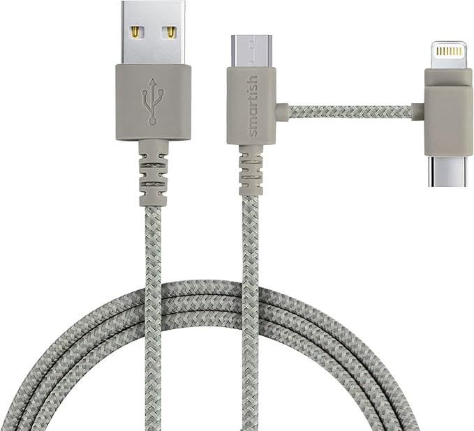 Smartish USB-C/Lightning Cable for iPhone 16/15/14 by Smartish-PhoneCasesandStuff
