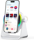 Wireless Induction Speaker, 4 in 1 Bluetooth Speaker Phone Stand by GIM