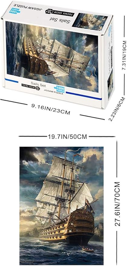 1000 Piece Jigsaw Puzzle, The Great Voyage Puzzle - Image 2