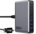 USB C Charger 300W USB C Charger Block 8-Ports GaN IV Fast Charging Station by APHUWJ