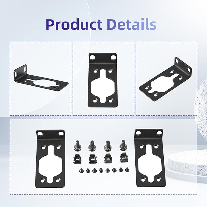Rack Mount Kit 1U Universal Rack Ears - Image 3