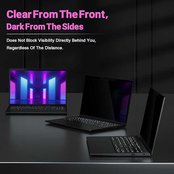 PYS Magnetic Laptop Privacy Screen 16 Inch 16:10 Ratio - Image 6