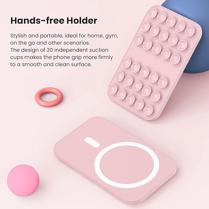 Patented Magnetic Sticky Phone Suction Grip Mount - Image 3