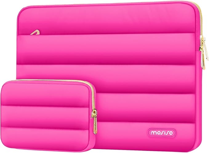 MOSISO 13.3 inch Laptop Case, 13-13.3 inch Puffy Laptop Sleeve Compatible by MOSISO