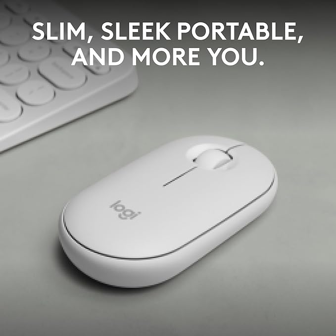 Logitech Pebble Mouse 2 M350s Slim Bluetooth Wireless Mouse, Lightweight - Image 2