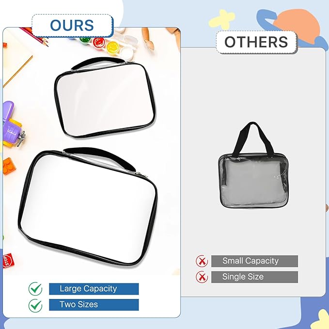 8 Pcs Toy Storage Bags, Travel Waterproof Organizer - Image 4