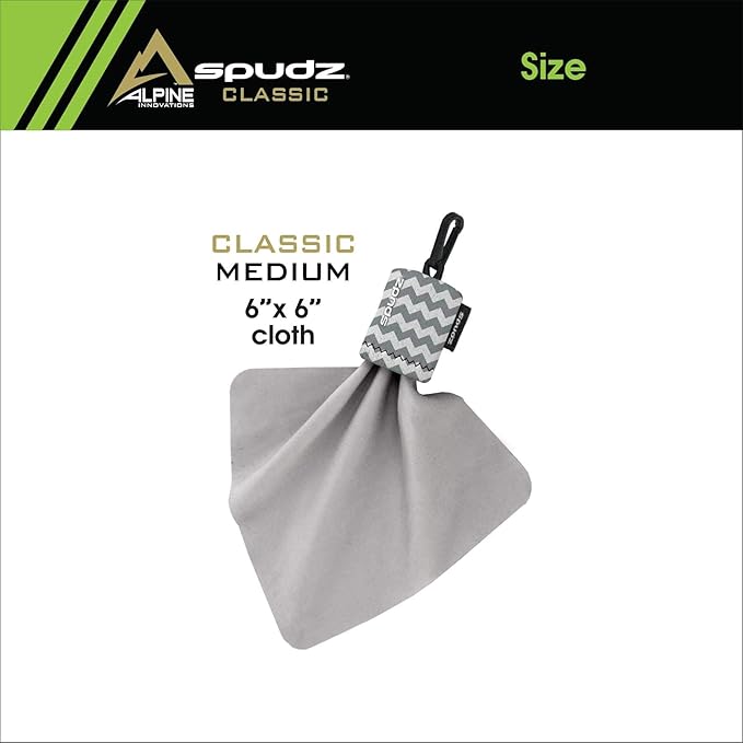 SPUDZ Classic Microfiber Lens Cleaner – Clip-On Pouch, Washable – - Image 5