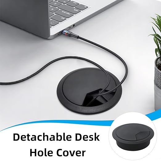 40 Pack 2 Inch Desk Grommet, Plastic Cable Hole Cover Bulk - Image 5