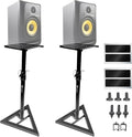 AxcessAbles Studio Monitor Speaker Stands Pair. 80lb Capacity per Stand. by AxcessAbles