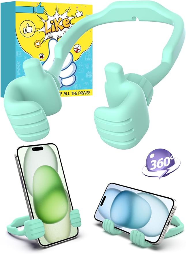 Back to School Supplies Gifts for Boys Girls Cell Phone Stand: Thumbs Up Lazy by CALDEVER