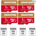 GIGASTONE 1TB Micro SD Card 4-Pack, 4K Camera Pro, R/W up to 150/130 MB/s by Gigastone