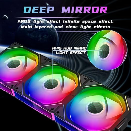 Jungle Leopard Interstellar V1 120mm Case Fan, Infinity Mirror Module - Image 5