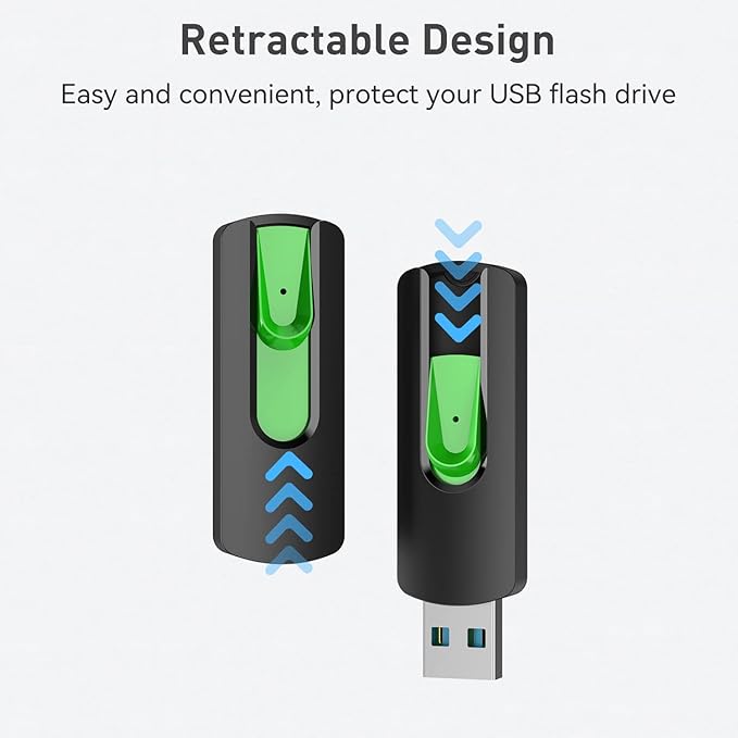 Aiibe 64GB Flash Drive 3.0 3 Pack 64GB Thumb Drive USB Drive 64 GB Jump Drives - Image 3