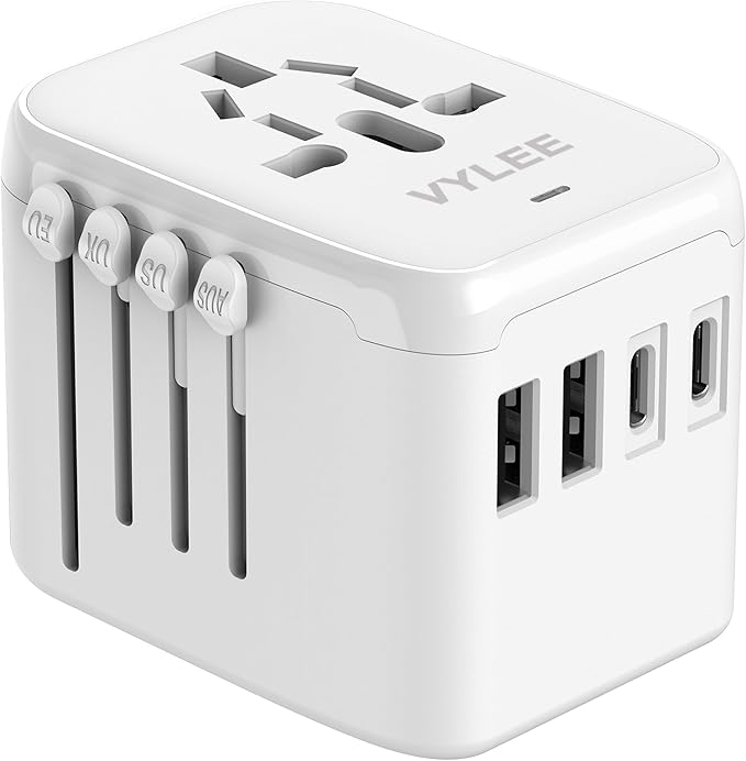 Universal International Power Travel Plug Adapter, 5 in 1 European Travel Plug - Image 9