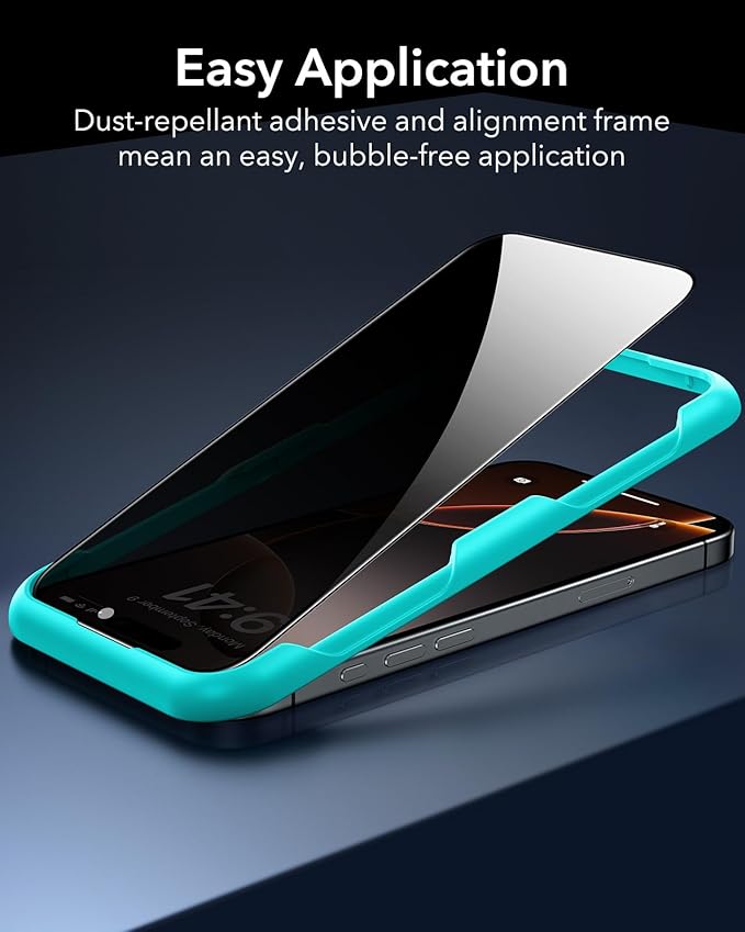 ESR 3 Pack for iPhone 16 Pro Max Privacy Screen Protector, Anti-spy - Image 4